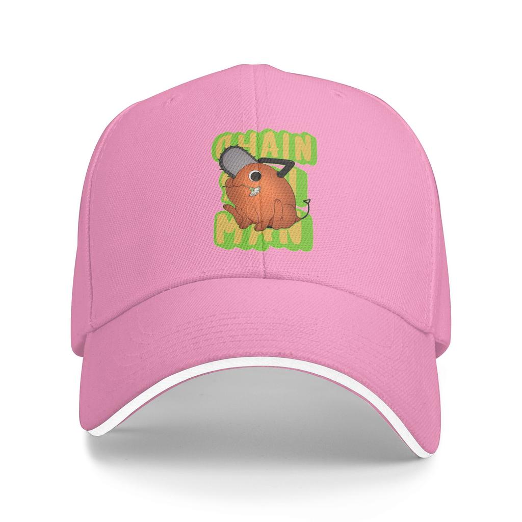 Scribble Cute Pochita Chainsaw Man Baseball Cap Female Male  Trucker Hat Summer Casual Outdoor Sports Sun Visor Baseball Caps
