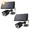 Solar Motion Sensor Lights 11 LED Simulation Security Bionic Spotlight Light Motion Sensor Waterproof Outdoor Landscape Lighting