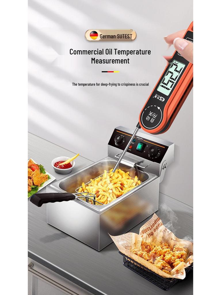 Waterproof Kitchen Food Thermometer with Baking Probe for Water Temperature Measurement