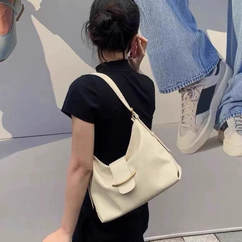 Retro-style Large-capacity Women's Bag, Bucket Bag, Fashionable and Elegant Single-shoulder Bag