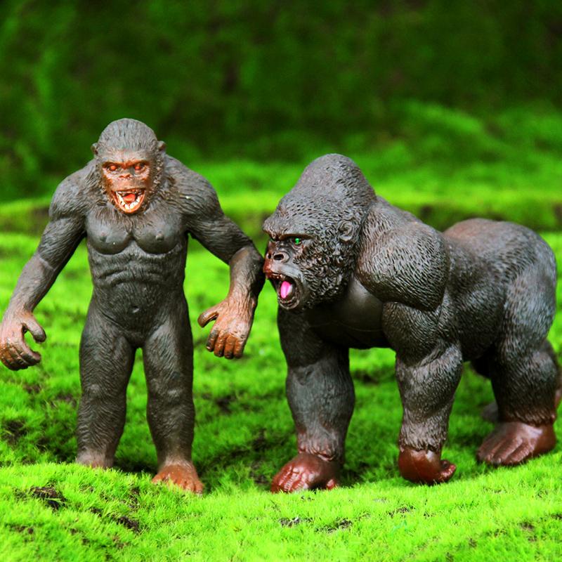 Simulation Animal Monkey Chimps, Gorilla Model Figure, Girls, Boy Toys, Ornaments, Kids Learning, Education King Kong Gift