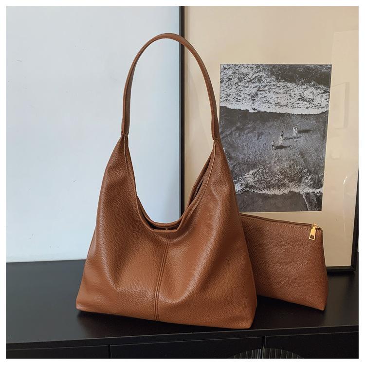 Portable Women's Versatile Fashion Shoulder Bag Casual Large-capacity Commuter Tote Bag