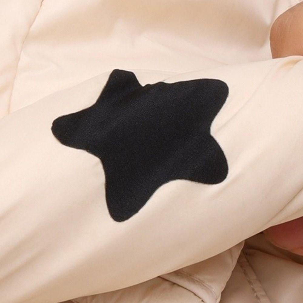 Apparel Applique Self Adhesive Black Patches Thermal Transfer DIY Craft Sewing Fabric Sticker Clothes Repair Holes