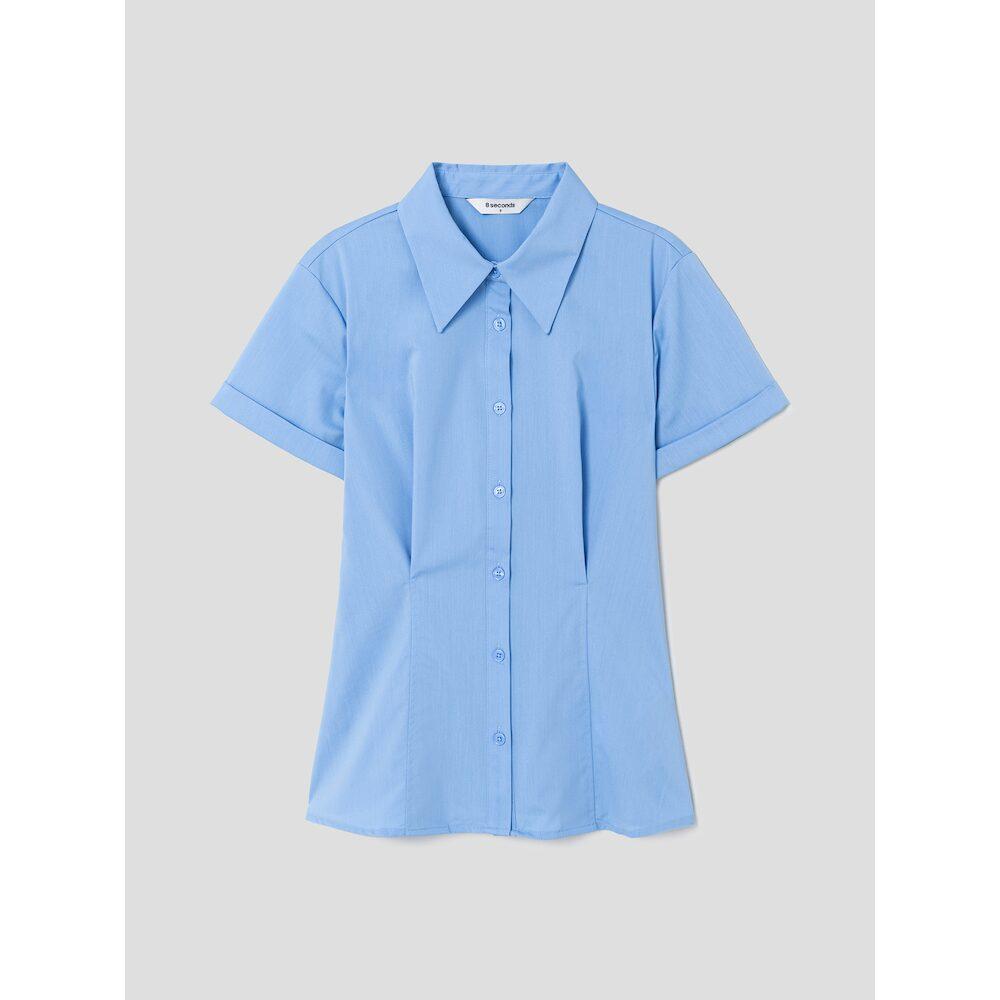 8Seconds Wrinkle-Free Slim Fit Short Sleeve Shirt Blue Blue/Xs