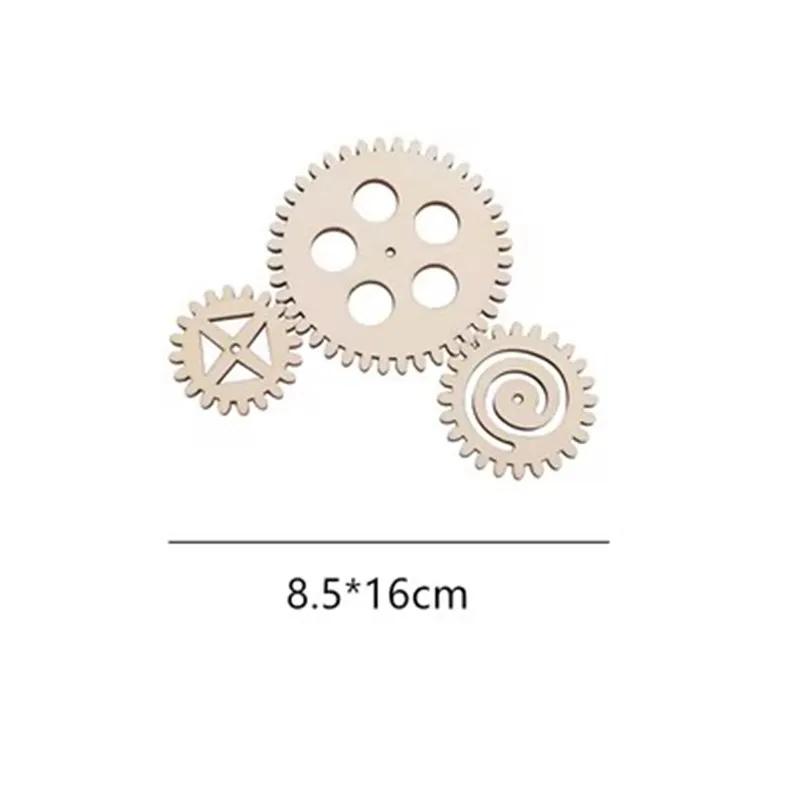 New DIY Montessori Busy Board Wooden Accessories Gear Hand Wheel Alarm Clock Animal Mirror Educational toys For Children Gifts