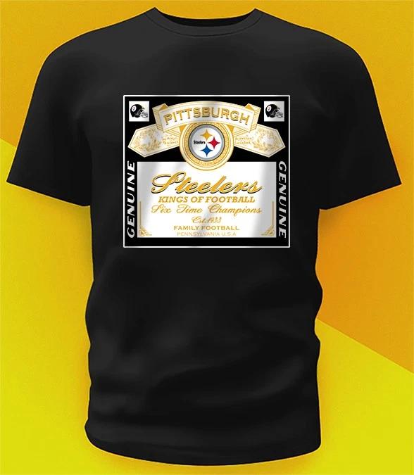 Pittsburgh Steelers Kings Of Football Shirt Sizes From Youth To Adult 6XL 4XL