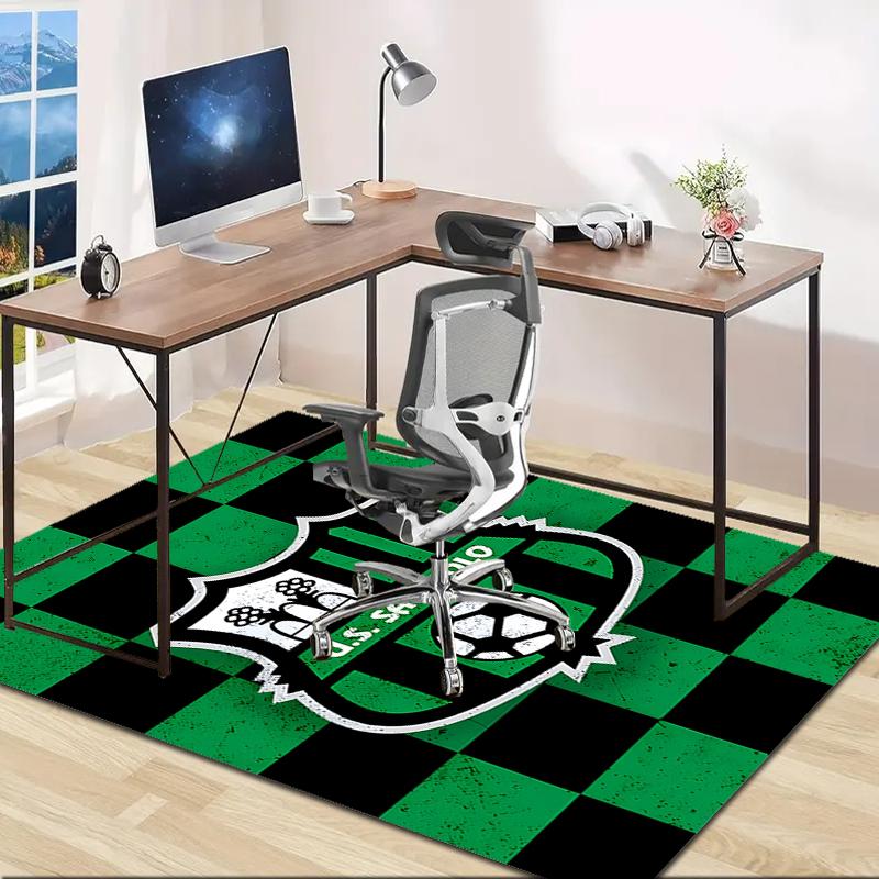 1pc Football Team Design Area Rug - Non-Slip, Soft & Cozy Floor Mat for Living Room, Bedroom, Office - Indoor/Outdoor Decorative Carpet