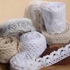 Create Stunning Decorations with 10/90/180 Meters of Cotton Lace Trim, Perfect for Curtains, Tablecloths and Sofa Cushions