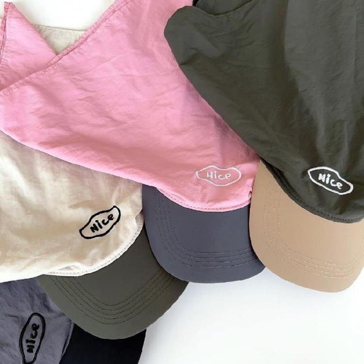 Fashion Headscarf Hat Foldable Sun Protective Letter Hat Unisex Travel Sun Hat