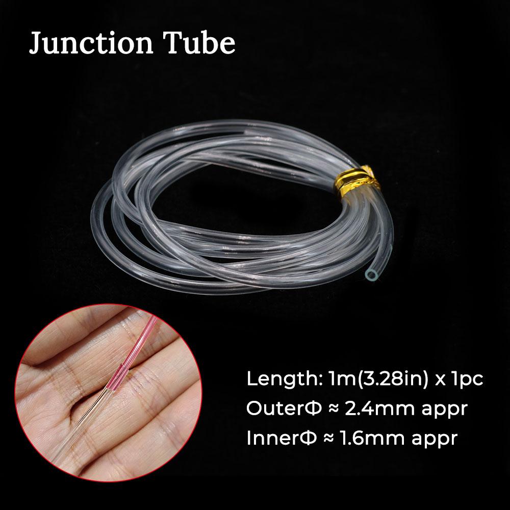 1–6 Packs Semi-Rigid Liner & Soft Junction Tubbing – Clear Fly Tying Tubes for Salmon, Trout, Steelhead Streamers and Tube Flies