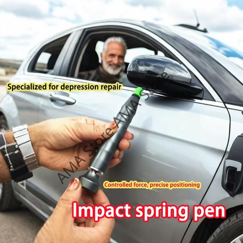 X7JF Strong Plastic Dents Repair Spring Pen Flaw amendment Set Vehicle dent repair tool