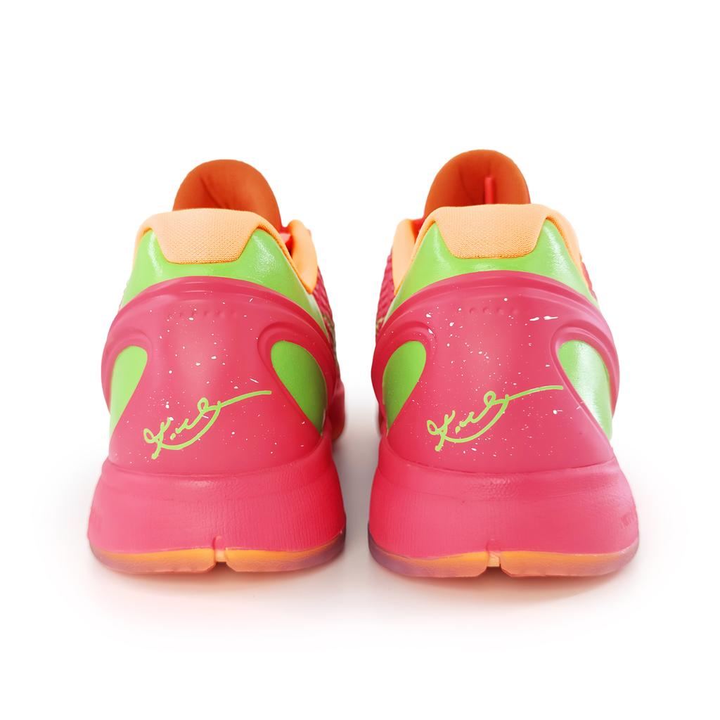 Nike Zoom Kobe 6 Protro 'Total Orange' Rosso Incantato Resistenti all'Abrasione Scarpe da Basket Basse Unisex Rosso Verde IH1871-800(Team258-)