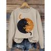 Lovely Cat Sweatshirts Women Fashion 3D Print O-Neck Hoodies Sweats Kawaii Pullovers Coat Long Sleeve Clothes Girls Clothing