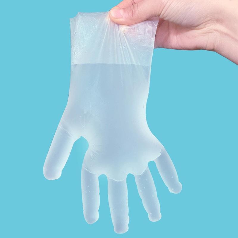 Food-Grade Thickened TPE Disposable Gloves, 100-Pack Pull-Out Box for Catering Use