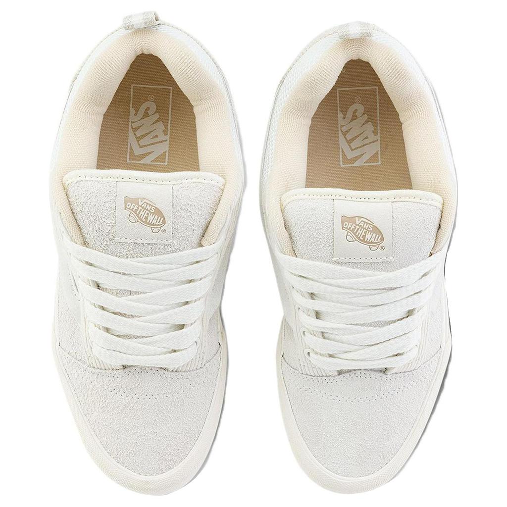 Vans Knu Skool Comfortable Versatile Durable Low-Top Skate Shoes Unisex Sneakers White VN0009QCCCZ