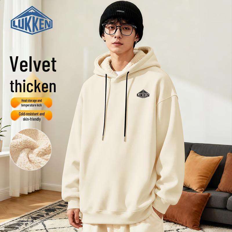 

LUKKEN Unisex GLU Logo Hooded Sweatshirt L