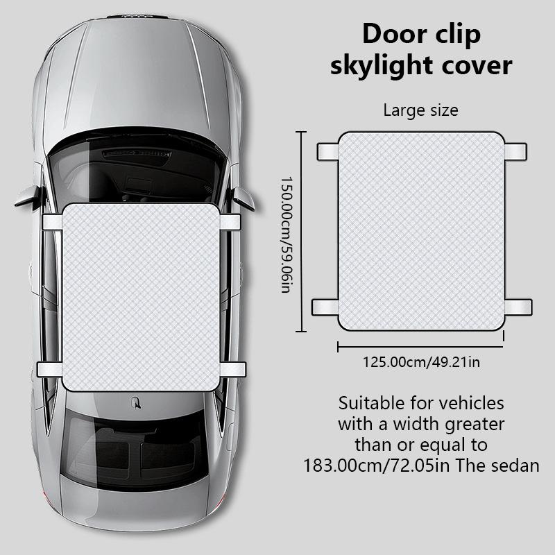 SEAMETAL Car Sunroof Shade Cover Sunscreen Waterproof Ice Snow Protection Sun Protection Roof Cover Sedans SUVs