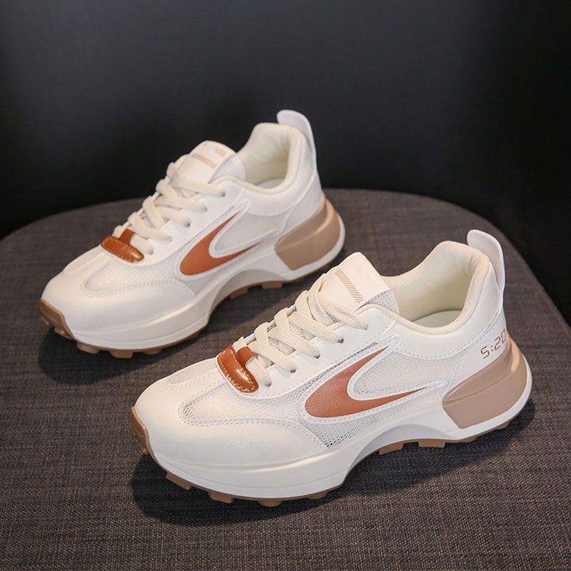 

Women s shoes 2025 summer new fashion casual dad shoes student sports shoes trendy shoes factory direct sales 40 помаранчевий