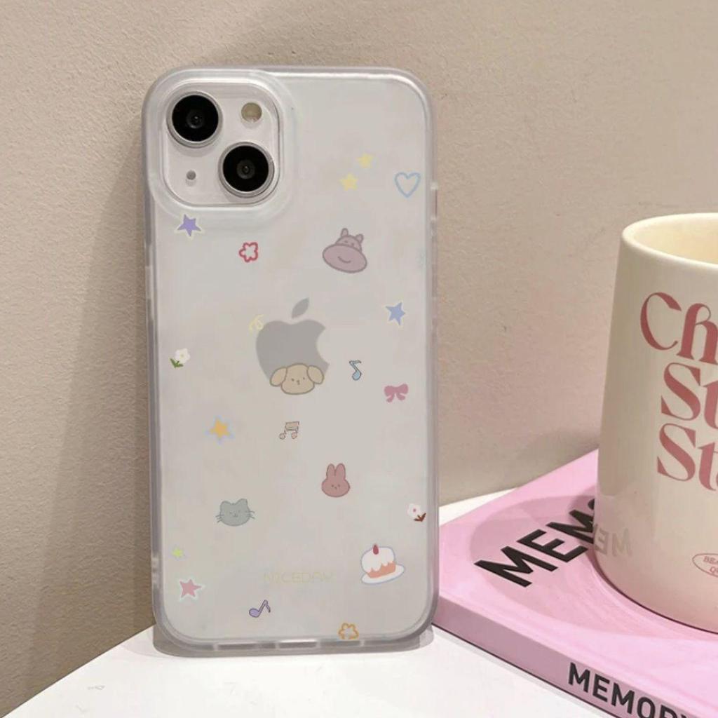 Simple Puppy iPhone Case: Soft, Frosted, Drop-Proof Shell for iPhone 11, 12, 13, 14, and 15 Pro Max.
