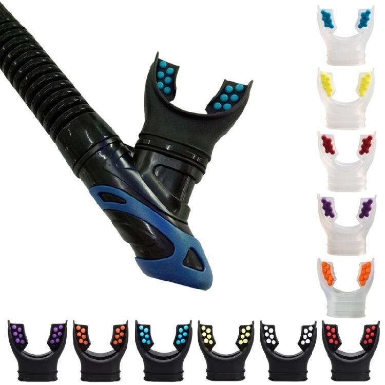 Silicone Diving Mouthpiece With Small Dots Under-water Breathing Accessories