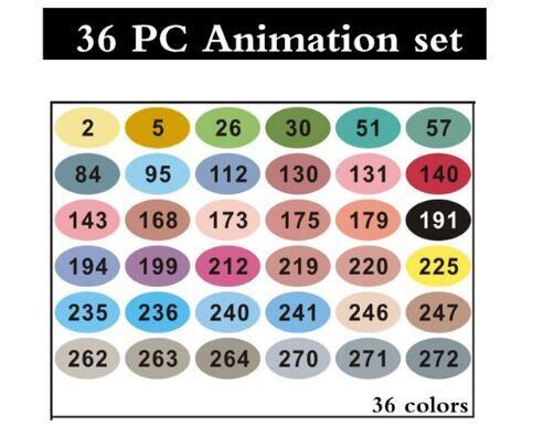 Finecolour EF100 240 Colors Alcohol Based Ink Double Headed Sketch Art Markers With Box