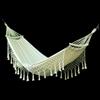OEING Outdoor Folding Tassel Hammock