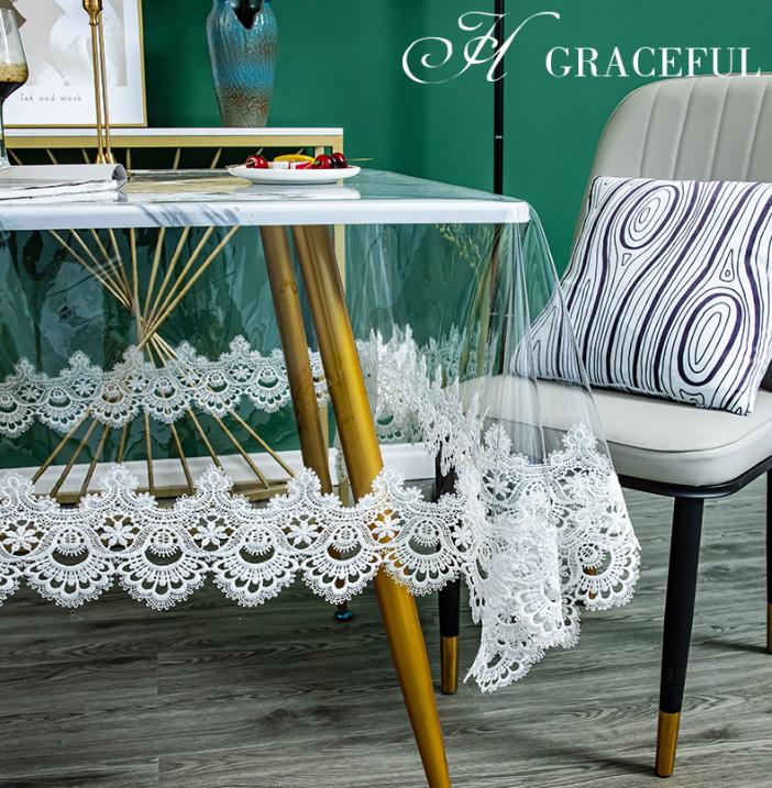 

Коврик для стола прямоугольный ПВХ скатерть ковер водонепроницаемый устойчивый к царапинам прозрачный чехол для стола для дома кухни столовой 120x170cm