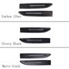 For Jaguar XF XFL XE F-Pace X761 ABS Carbon Fiber/Black Air Outlet Side Fender Vent Trim Cover Styling Sticker Accessories