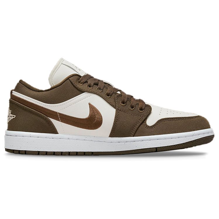Air Jordan 1 Low SE Light Olive Women Sneakers Green White Sail DV0426-301