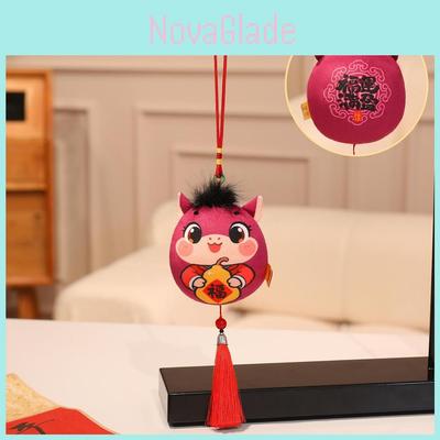 Horse Plush Toy With Pp Cotton Filling For Lunar New Year Gift And Company Event