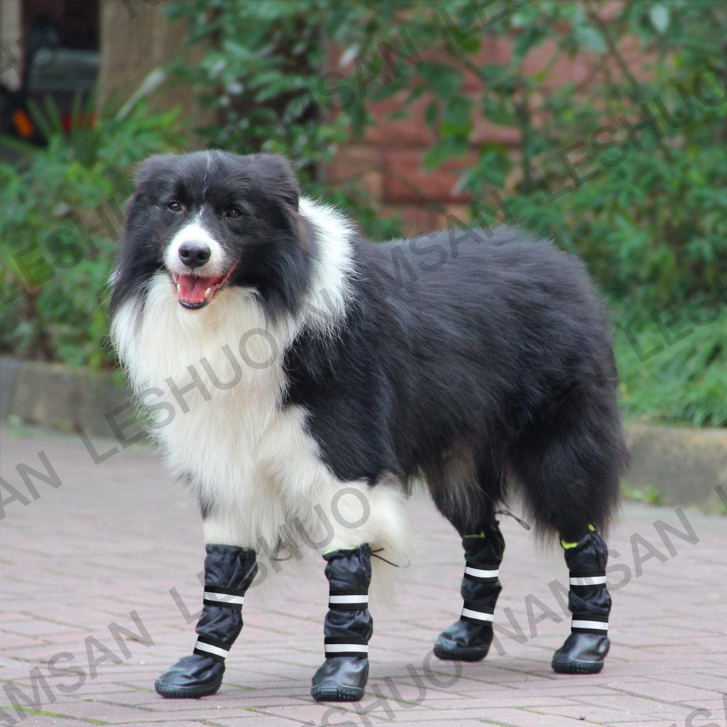 Long Legged Dog Shoes Waterproof Anti-Slip Boots for All Weather Suitable Pets Warming Shoes