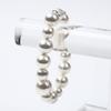 [Produced by Yumi Katsura] Pearl Bracelet, Large Sizes (10mm, 12mm, 14mm), Popular Women's Bracelet, Easy to Put On and Take Off, Suitable for Formal