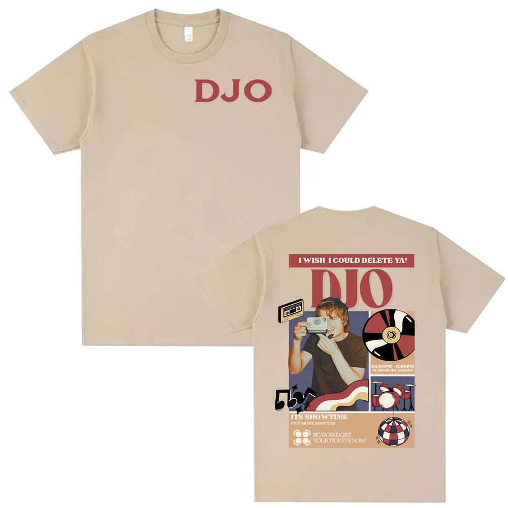 

Djo Back on You Tour 2026 Music Concert T Shirt Joe Keery New Fans Gift Tshirt Unisex Women Harajuku 100 Cotton Oversized Y2K Top 4XL