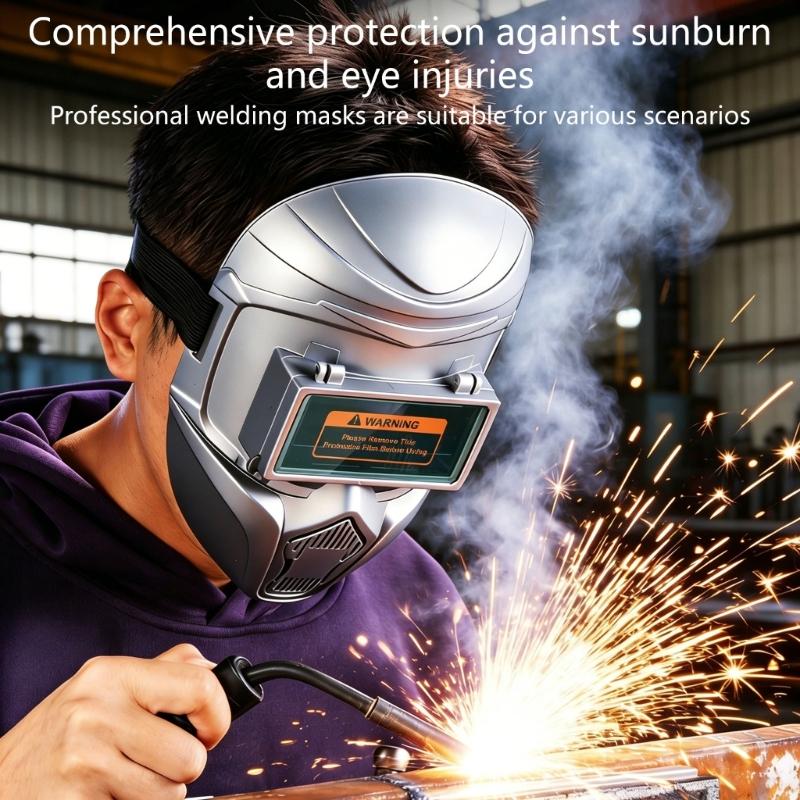 Professional Impact Resistant Flip Front Welding Mask With Adjustable Lens And Breathable Design Suitable For Safety