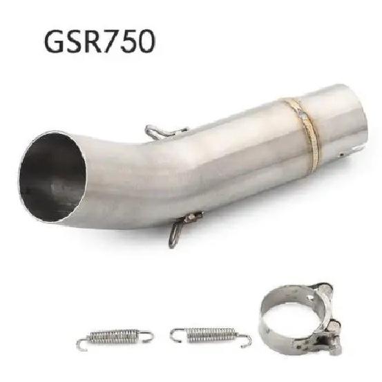 K7 GSXR 600 750 GSXR700 GSXR750 Motorcycle Exhaust Muffler Middle Link Pipe Tube Slip On For Suzuki GSX R600 R700 R750 K7 K8