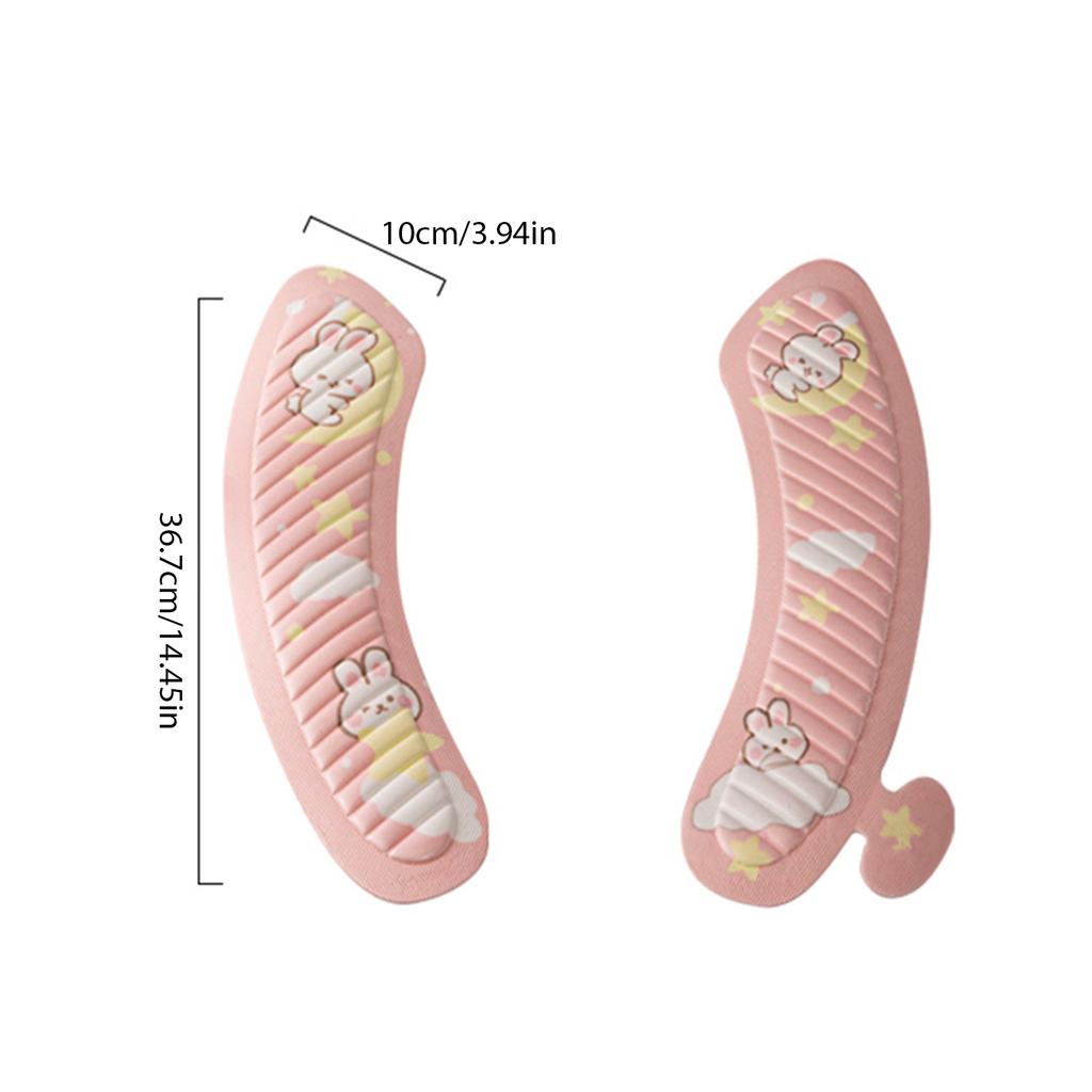 Waterproof Adhesive Toilet Seat Cover with Cartoon Design Seat Cushion Mat for Enhances Bathroom Aesthetic and Comfort