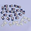BBIS5 4pcs Car Steering Wheel Hub Caps Center Emblem Sticker DIY Sticker For Bmw M M3 M5 Performance E36 E39 E46 E53 E90 E60 E61 X3 X1