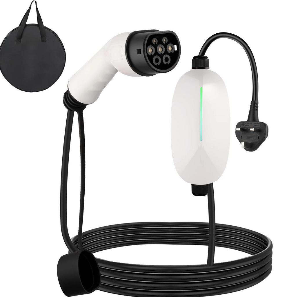 Portable EV Charger Gun 3.5/7kW - No Ground Needed