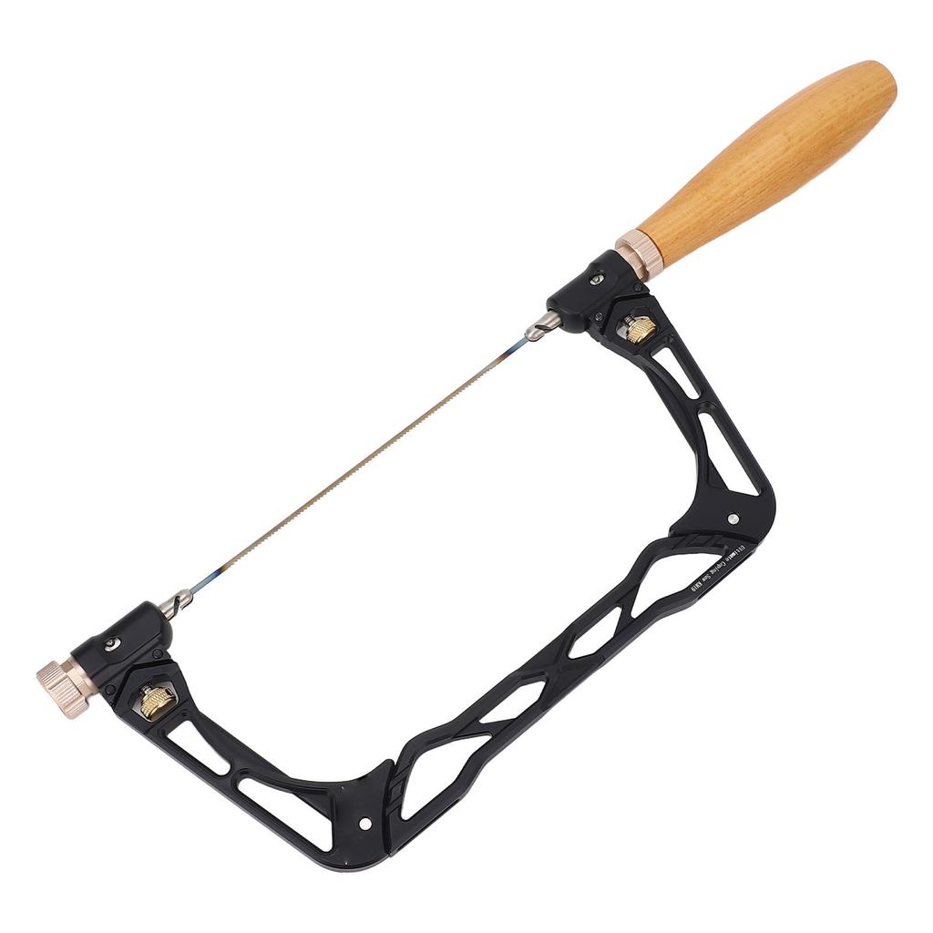 Coping Saw Kit Set Woodworking U Shaped Aluminum Curved Saw Wooden Handle for Ceramics Wood PVC