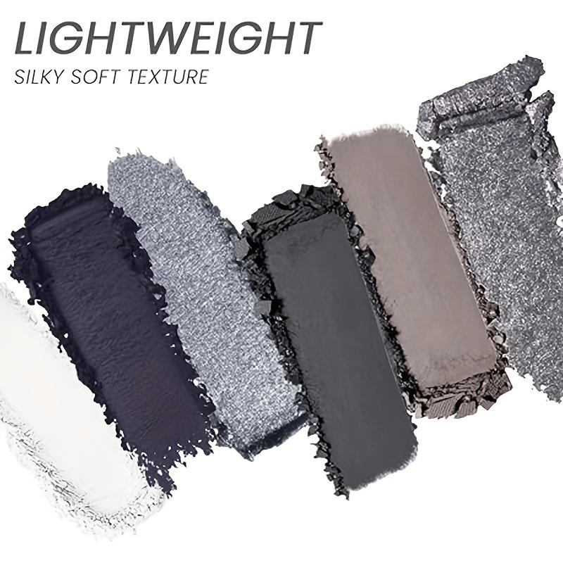 25-kleuren Zwart Matte & Shimmer Oogschaduw Palette Hooggepigmenteerd, Langhoudend, Waterdicht, Smoky & Glitterende Gothic Make-up voor Verleidelijke Ogen