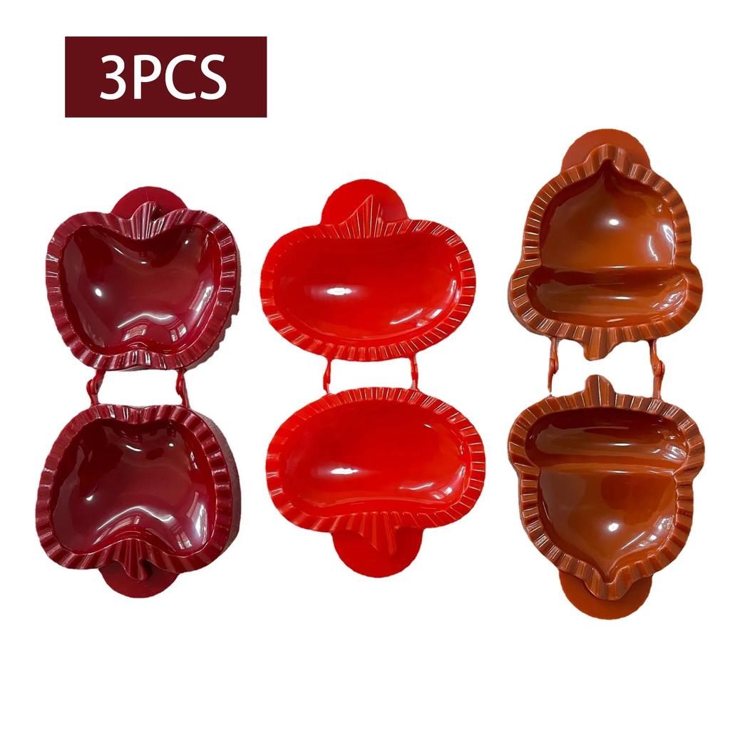 Halloween Christmas Mold Pie Cutter and Sealer Round Empanada Press Maker Pumpkin Mould Kitchen Gadget Cookie Mould for Baking