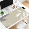 Watercolor Leaf Large Gaming Mouse Pad NonSlip Rubber Desk Mat Lock Edge Keyboard Mat Hd Print For Pc Laptop Home Gamers Decor