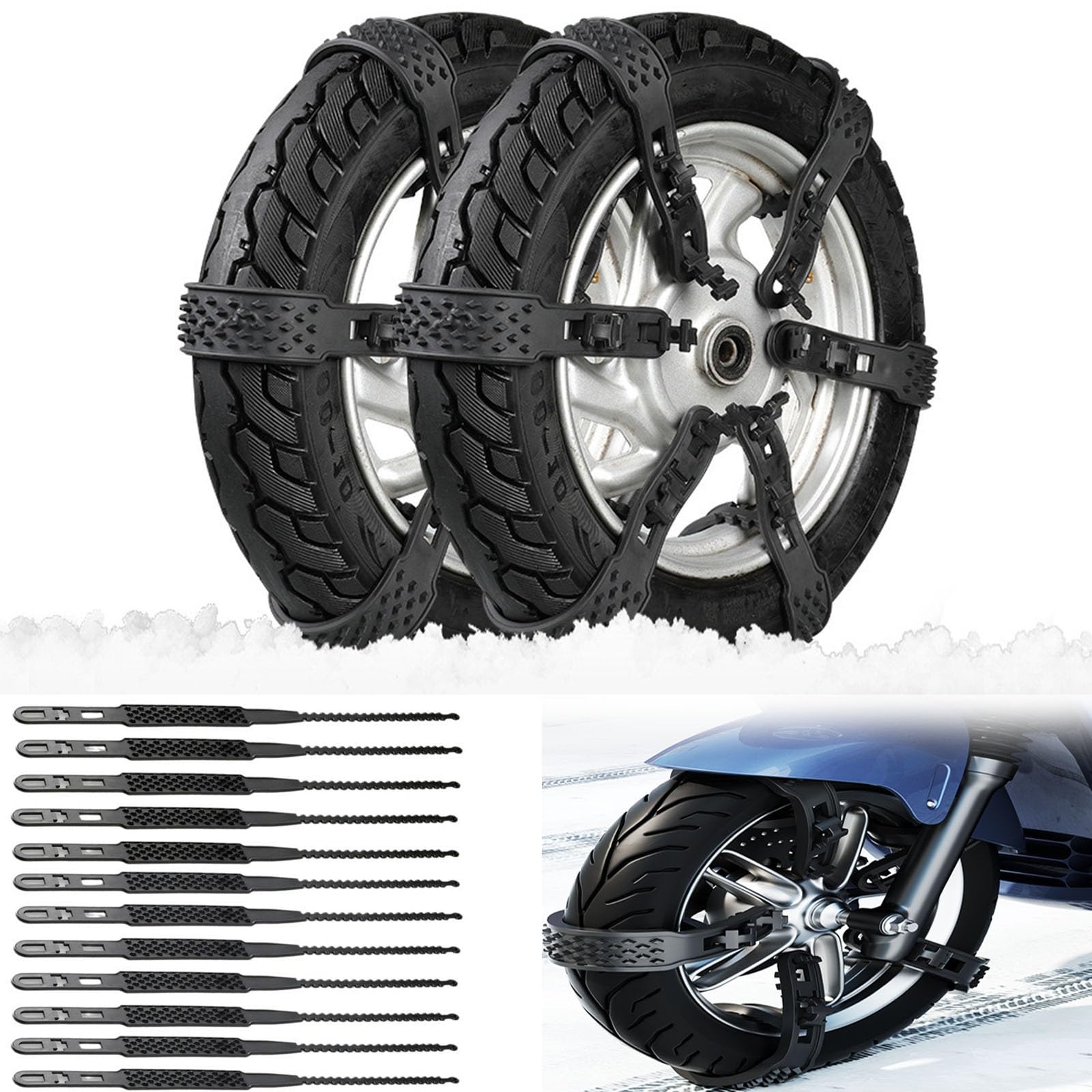 

[2025 New Model] Tire Chain, For Suzuki Address 110, For Motorcycles, Snow Chain, Strong 12 bottles