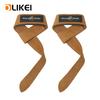 OLIKEI 1 Pair Cow Leather Wrist Support Gym Weightlifting Wrist Straps Anti-slip Wristband Wrist Guard for Deadlift Pull-up Strength Training