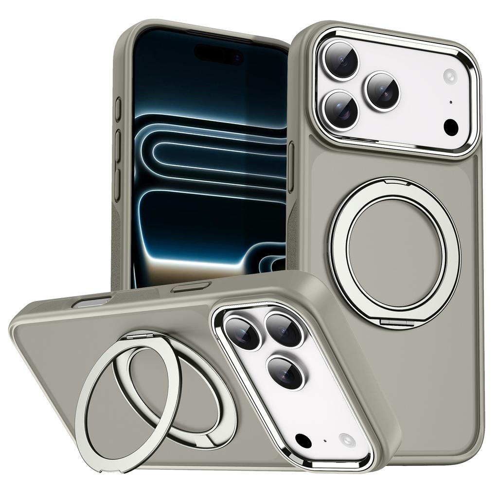 Applicable to iPhone17ProMax escape armor 360 bracket magnetic mobile phone case Apple 16Pro anti-drop 15 protective case