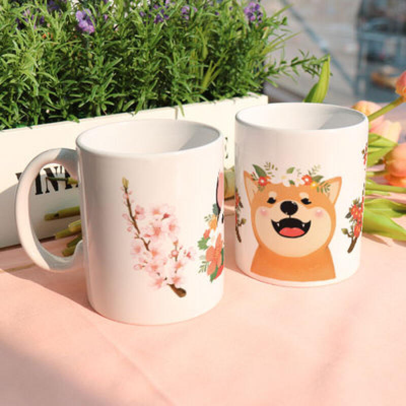 tk172-Design Mug 2p-Dangdang over Flowers