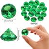 LYHLYA Paket med 100 Ädelstenar för Barn, Akryldiamanter, 25 mm, Dekorativa Diamanter, Akrylädelstenar, Falska Ädelstenar för Vasfyllning