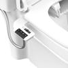 Bidet Attachment,Ultra Thin Design, Non-Electric Cold Water Bidet Toilet Seat Attachment,Retractable Self-Cleaning Dual Nozzles