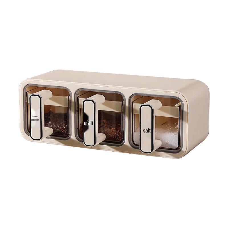 777 Wall-Mounted Ceramic Spice Organizer Set