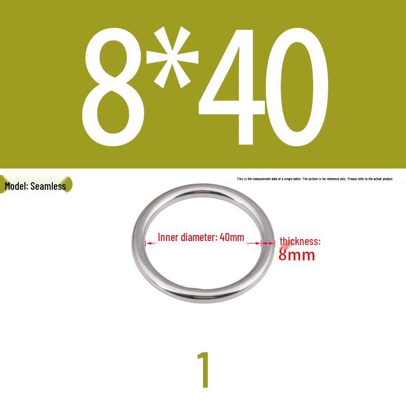 304 Stainless Steel Seamless O-Ring for Lifting and Hammock Yoga Connection